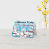 Carte Petite entreprise samedi (Fleur jaune)