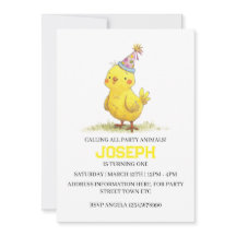 Petite ferme de poussins Anniversaire poulet