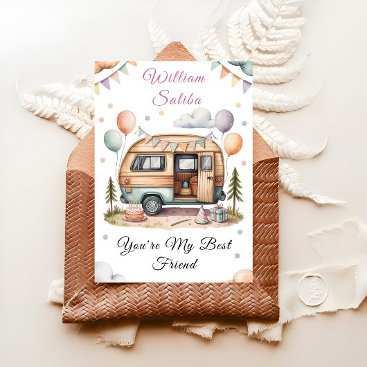 Carte Petite Fête de Campeur