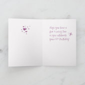 Carte Petite-fille 12e anniversaire Chaussettes folles (Intérieur)