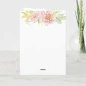 Carte Petite-fille 18e anniversaire Rose rose Floral (Dos)