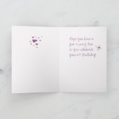 Carte Petite-fille 6e anniversaire Chaussettes folles (Intérieur)