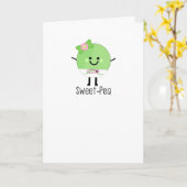 Carte Petite fille à nouveau-né doux pois (Fleur jaune)