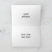 CARTE PETITE-FILLE À VOTRE ANNIVERSAIRE (Intérieur)