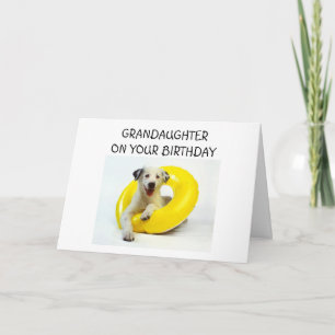 CARTE PETITE-FILLE À VOTRE ANNIVERSAIRE