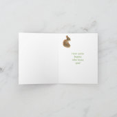 Carte Petite-fille Anniversaire Bunny Love Grand-mère Gr (Intérieur)