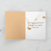 Carte Petite Fille Au Fleur De Soleil (Intérieur)