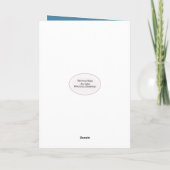 Carte Petite Fille Avec Balloon Rouge Anniversaire (Dos)