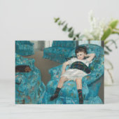 Carte Petite fille dans un fauteuil bleu | Mary Cassatt (Debout devant)