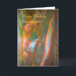 Carte Petite-fille de joyeux anniversaire - écorce<br><div class="desc">Série naturelle de textures
Un plan rapproché de l'écorce de l'arbre d'eucalyptus,  dans le style des impressionnistes. Le brillant tacheté du soleil d'après-midi accentue les couches multicolores de l'écorce comme il naturellement des peaux et s'écaille.




Code d'image : hrcol151</div>