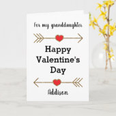 Carte Petite-fille de Valentine (Fleur jaune)