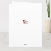 Carte Petite fille diplômée Grand poil blond (Dos)