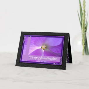 Carte PETITE-FILLE - félicitations de mariage