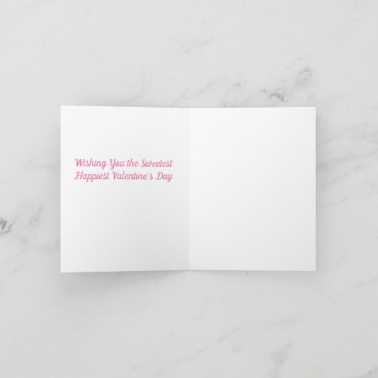 Carte Petite-fille Joyeuse Saint-Valentin (Intérieur)