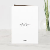 Carte Petite fille sur une échelle Peinture étoiles (Dos)