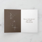 Carte Petite fille sur une échelle Peinture étoiles (Intérieur)