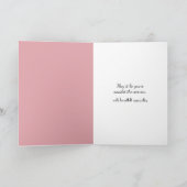 Carte Petite fille sympathique sur une Téry Tree couture (Intérieur)