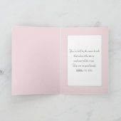 Carte Petite fille tenant un lapin d'animal (Intérieur)