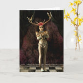 Carte Petite fille treize (Fleur jaune)