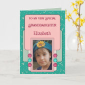 Carte Petite-fille très spéciale ajouter le nom de la ph (Fleur jaune)