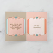 Carte Petite-fille très spéciale ajouter photo nom brun (Intérieur)