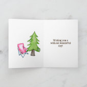 Carte Petite fille un heureux Camper premier anniversair (Intérieur)