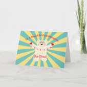 Carte Petite-fille Vous Aimez Mignonne Ours En Conflit (Devant)