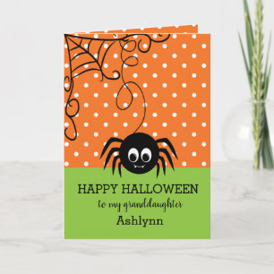Carte Petite Halloween Petite-Fille