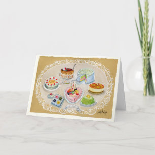 Carte Petite Lovely Cakes Birthday greeting