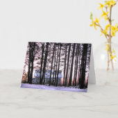 Carte Petite maison dans les bois (Fleur jaune)
