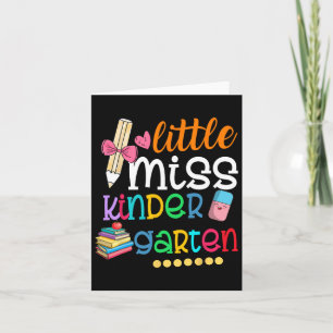 Carte Petite Miss maternelle Pour Enfants Filles Ck À Sc