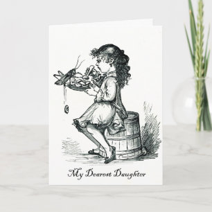 Carte Petite Miss Muffet Fille la plus ardente Anniversa