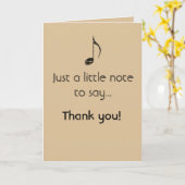 Carte Petite note modifiable sur papier Brown (Fleur jaune)