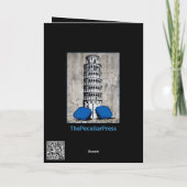 Carte Petite Pilule Bleue Drôle Anniversaire (Dos)