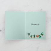 Carte Petite plante à serre bleue (Intérieur)