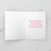 Carte Petite princesse, Anniversaire, JOLI ANNIVERSAIRE, (Intérieur)