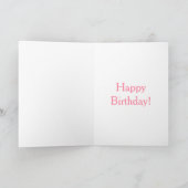 Carte Petite Princesse Joyeux Anniversaire (Intérieur)