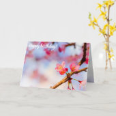 Carte Petite Sakura Rose Beautés Au Printemps (Fleur jaune)
