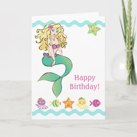 Carte Petite sirène (Devant)