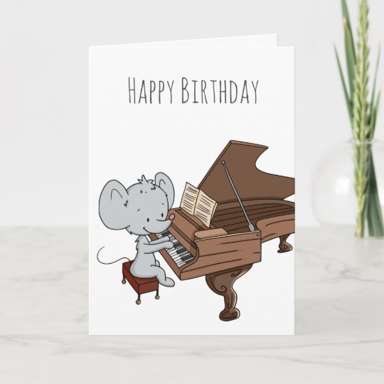 Carte Petite Souris Jouer Au Piano Joyeux Anniversaire Zazzle Be Carte Petite Souris Jouer Au Piano Joyeux Anniversaire Zazzle Be