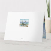 Carte Petite ville provinciale Zadonsk aquarelle (Dos)