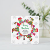 Carte Petites elfes mignonnes (Debout devant)