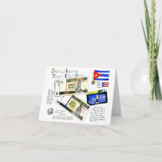 Carte Petites mais importantes choses à connaître à Cuba