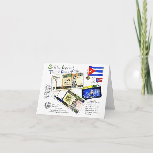 Carte Petites mais importantes choses à connaître à Cuba (Devant)