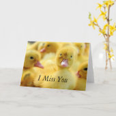 Carte Petits canards (Fleur jaune)
