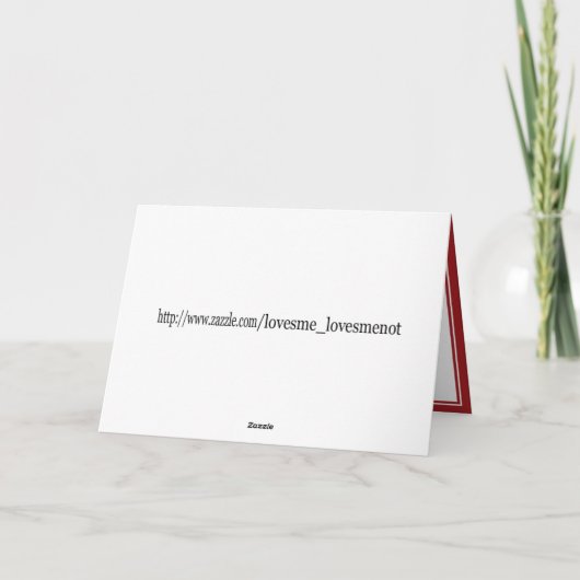 Carte Petits Coeurs - Vous Me Manquez (Dos)