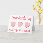 Carte Petits-enfants (Fleur jaune)