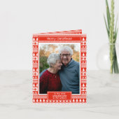 Carte Petits-enfants Grand-père Grand-mère Photo Joyeux  (Devant)