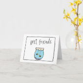 Carte petits meilleurs amis des IWW (Fleur jaune)