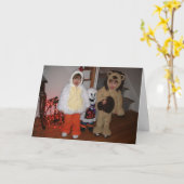 Carte petits monstres (Fleur jaune)